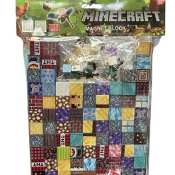ZESTAW KLOCKI MAGNETYCZNE MINECRAFT 100 ELEMENTÓW.