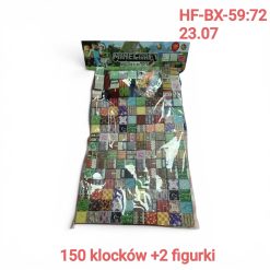 ZESTAW KLOCKI MAGNETYCZNE MINECRAFT 150 ELEMENTÓW.