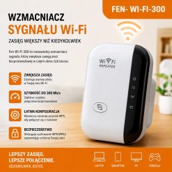 WZMACNIACZ SYGNAŁU WI-FI-300.