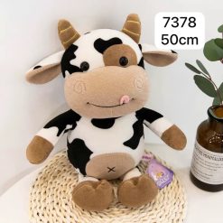 MASKOTKA PLUSZAK KROWA DLA DZIECI 50CM.