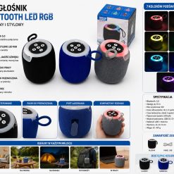 GŁOŚNIK MINI BEZPRZEWODOWY BLUETOOTH RGB.