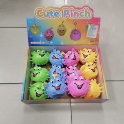 GNIOTKI ANTYSTRESOWE KRAB LED 6CM DLA DZIECI.