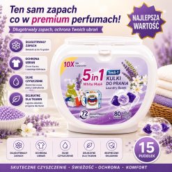 KAPSUŁKI 15 SZTUK DO PRANIA.