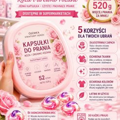 KAPSUŁKI 52 SZTUK DO PRANIA.