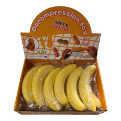 GNIOTKI ANTYSTRESOWE BANANA 18CM.