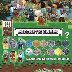 ZESTAW KLOCKI MAGNETYCZNE MINECRAFT 312EL.