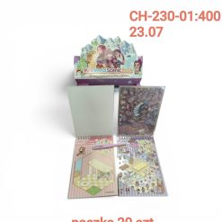 ZESTAW NAKLEJKI STICKERS K-POP DLA DZIECKA.