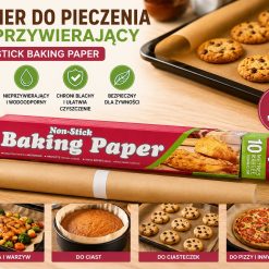 PAPIER DO PIECZENIA NIEPRZYWIERAJĄCY 10x30CM.