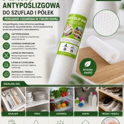 MATA ANTYPOŚLIZGOWA DO SZUFLAD i PÓŁEK 45x150CM.