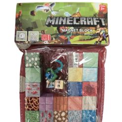 ZESTAW KLOCKI MAGNETYCZNE MINECRAFT 24 ELEMENTÓW.