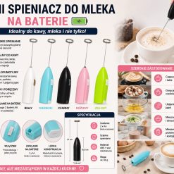 SPIENIACZ DO MLEKA NA BATERIA.