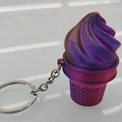 BRELOK FIGURKI LODY 3D DO KLUCZY.