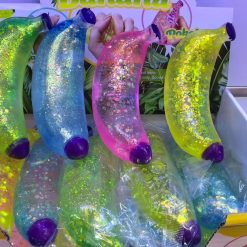 GNIOTKI ANTYSTRESOWE BANANA 10CM DLA DZIECI.