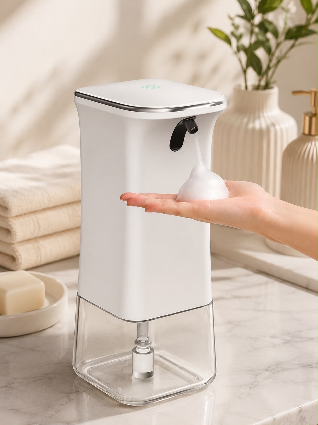 DOZOWNIK MYDŁA AUTOMATYCZNY W PIANCE 280ml. - obrazek 2