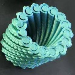 FIGURKI RUROWY ANTYSTRESOWE KRYSZTAŁOWY 3D DRUK.