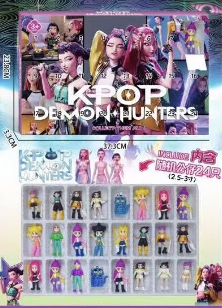 KALENDARZ ADWENTOWY FIGURKI K-POP HUNTRIX.