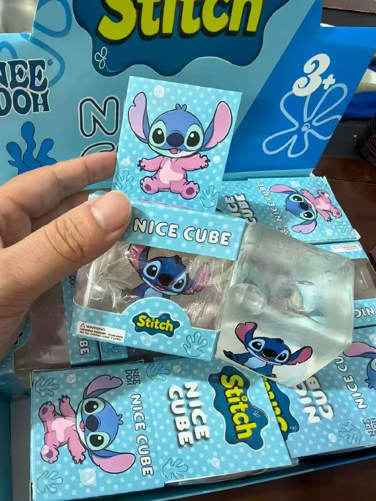 GNIOTKI ANTYSTRESOWE CUBE 6CM DLA DZIECI.