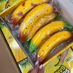 GNIOTKI ANTYSTRESOWE BANANA 20CM DLA DZIECI.