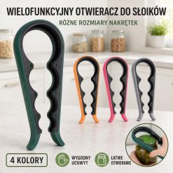 Wielofunkcyjny Otwieracz do Słoików i Butelek.