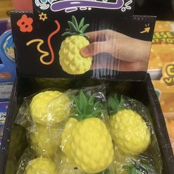 GNIOTKI ANTYSTRESOWE ANANAS 8CM DLA DZIECI.