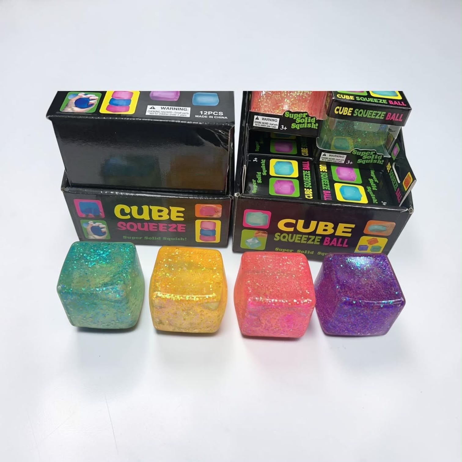 GNIOTKI ANTYSTRESOWE CUBE 5CM DLA DZIECI.
