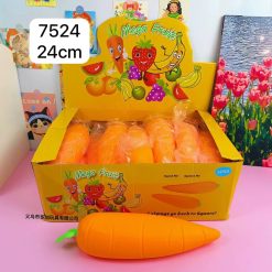 GNIOTKI ANTYSTRESOWE MARCHEWKA 24CM DLA DZIECI.