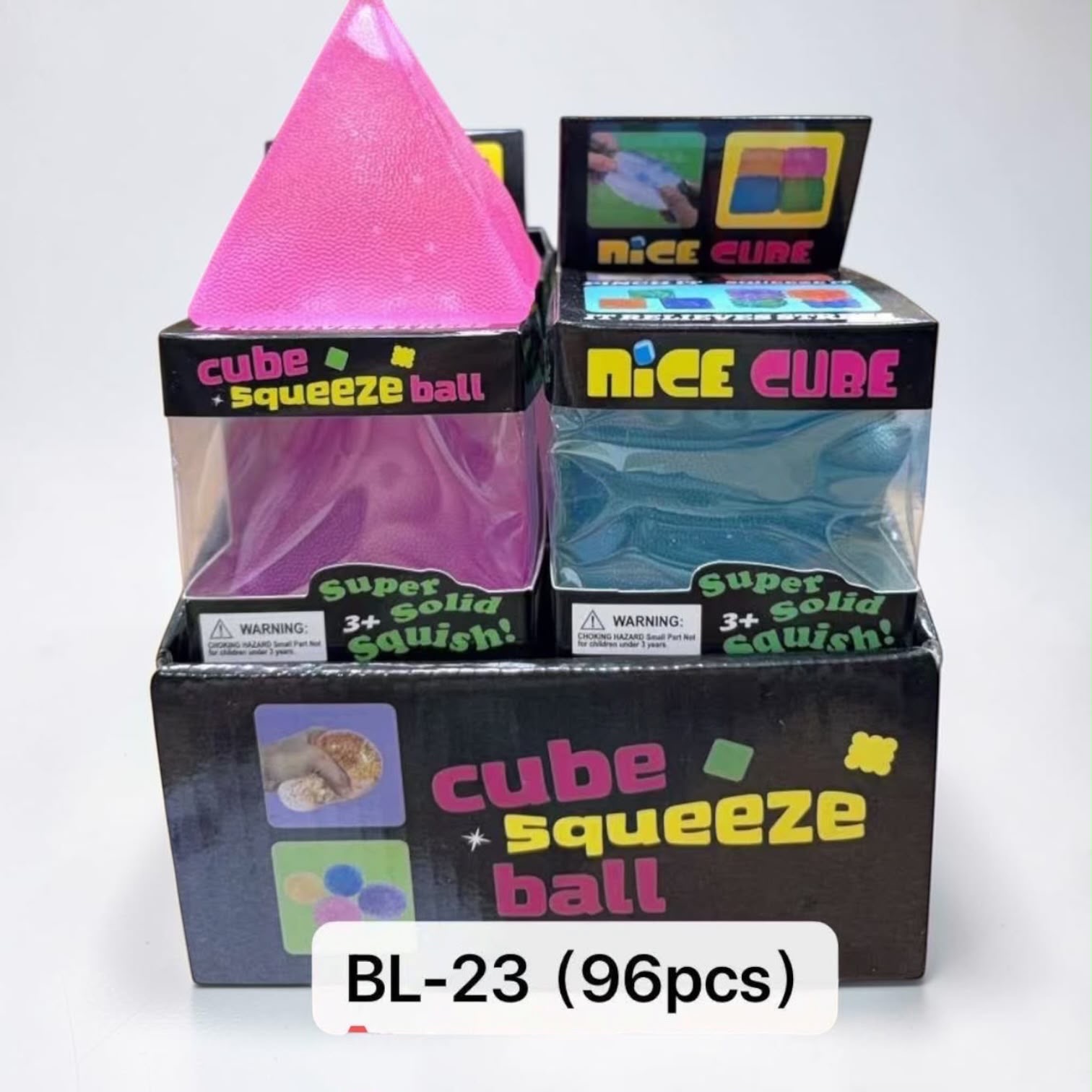 GNIOTKI ANTYSTRESOWE CUBE 5CM DLA DZIECI.