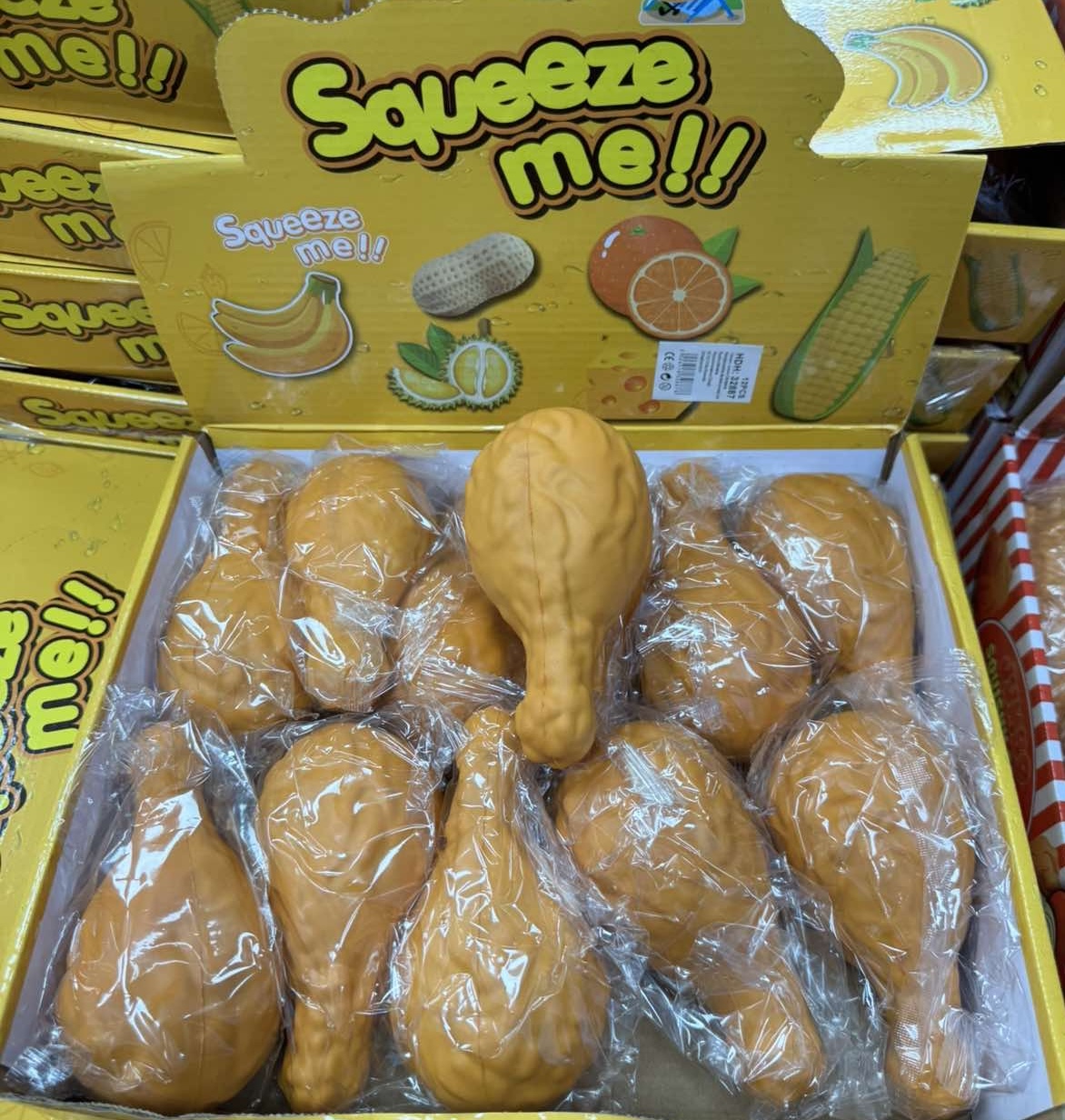 GNIOTKI ANTYSTRESOWE KFC 10CM DLA DZIECI.