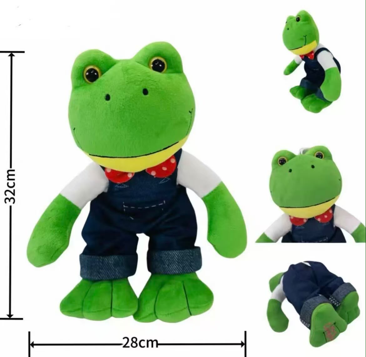 MASKOTKA PLUSZAK ŻABA DLA DZIECI 30CM. - obrazek 2