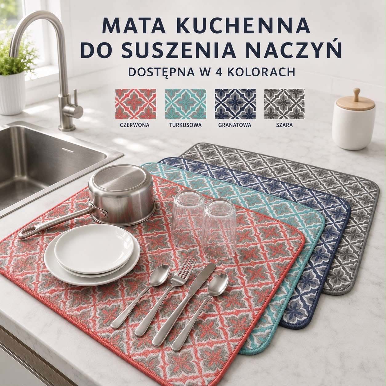 Mata Kuchenna do Suszenia Naczyń. - obrazek 3