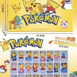 KALENDARZ ADWENTOWY FIGURKI PIKACHU.
