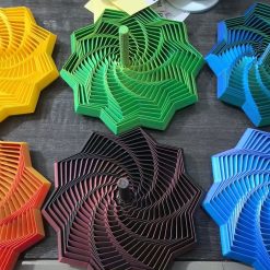 KOSTKA ANTYSTRESOWA FIDGET STAR PLASTIKOWA 20CM.