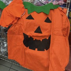 STRÓJ ZESTAW UBRANIA DYNIA HALLOWEEN DLA DZIECI.
