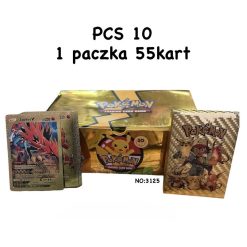 KARTY POKEMON ZŁOTY 55 KART.