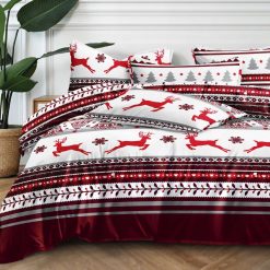 KOMPLET POŚCIELI SATYNA BAWEŁNA 3CZ. 160/200CM.