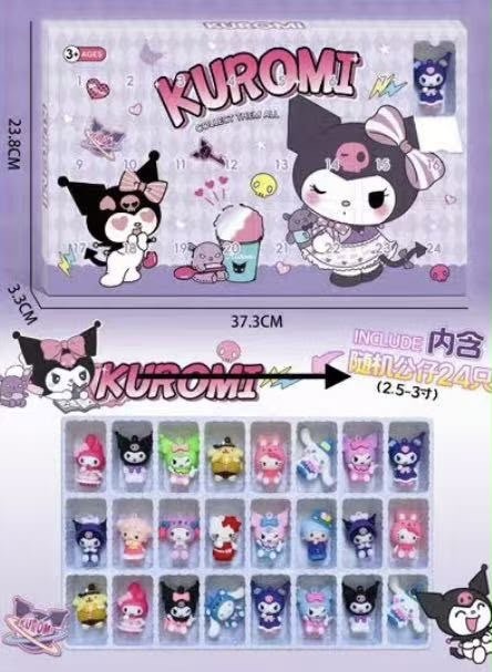 KALENDARZ ADWENTOWY FIGURKI KUROMI.