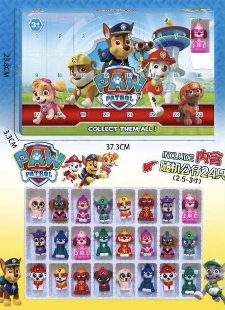KALENDARZ ADWENTOWY FIGURKI PASI PATROL.
