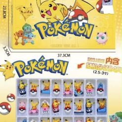 KALENDARZ ADWENTOWY FIGURKI POKEMON.