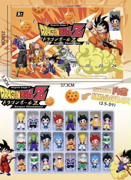 KALENDARZ ADWENTOWY FIGURKI DRAGON BALL.