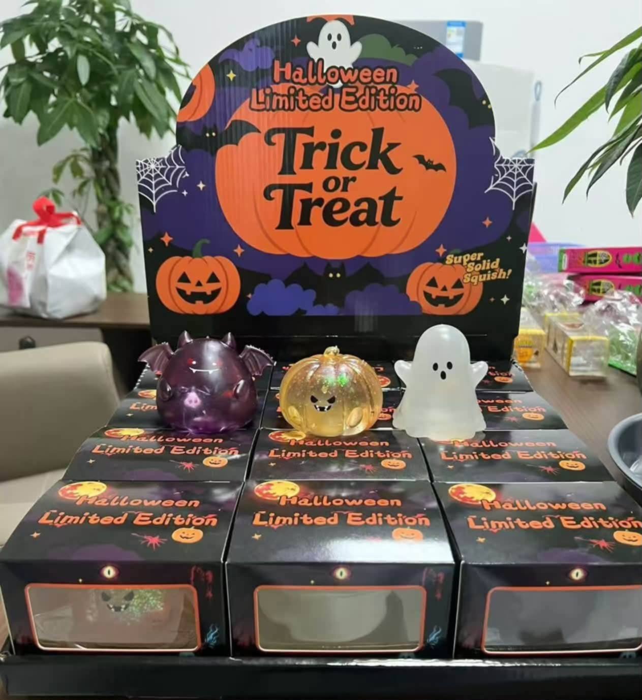 GNIOTKI ANTYSTRESOWE HALLOWEEN 5CM DLA DZIECI.