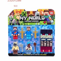 ZESTAW FIGURKI MINECRAFT 12PCS DLA DZIECI.
