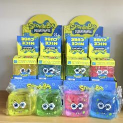 GNIOTKI ANTYSTRESOWE CUBE SPONGEBOB 5CM DLA DZIECI.