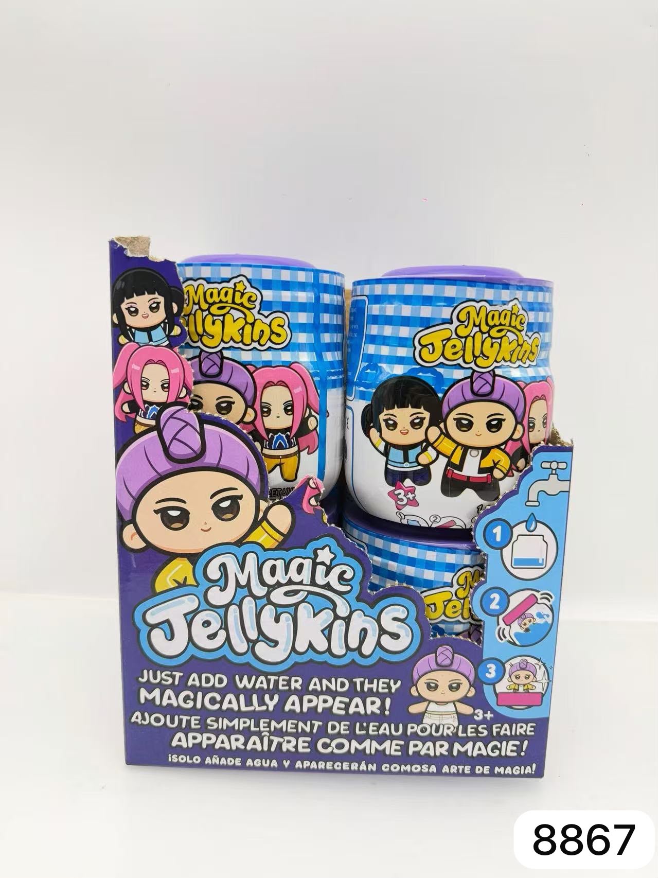 ZABAWKI MAGIC JELLYKINS K-POP.