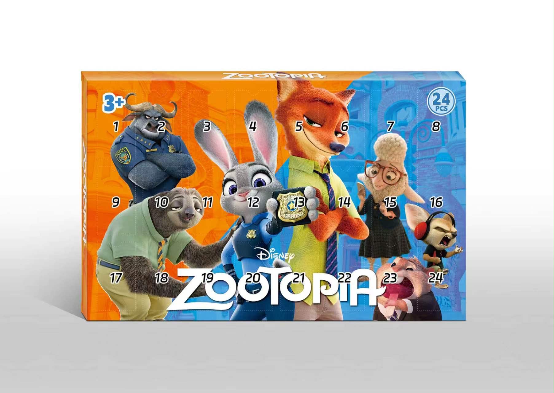 KALENDARZ ADWENTOWY FIGURKI ZOOTOPIA