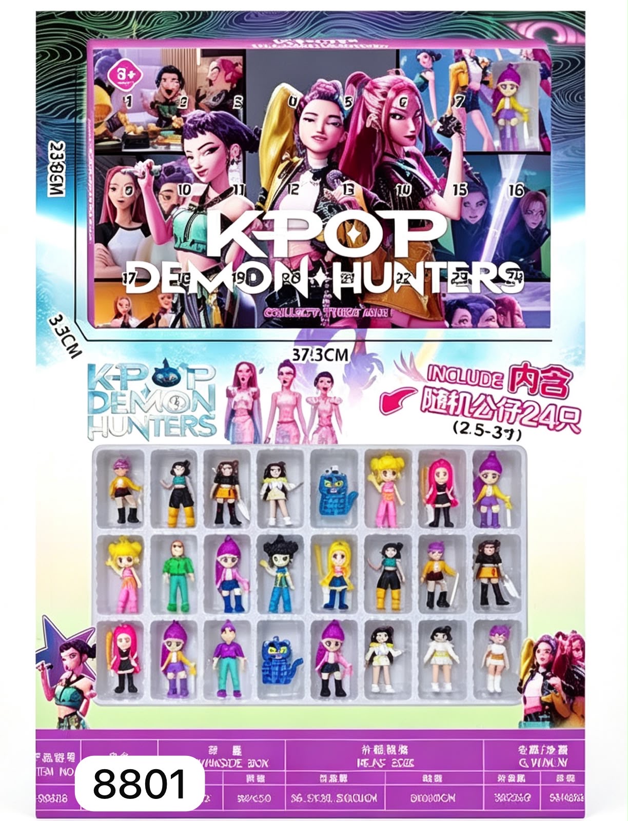 KALENDARZ ADWENTOWY FIGURKI K-POP D.HUNTERS.
