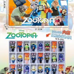 KALENDARZ ADWENTOWY FIGURKI ZOOTOPIA.