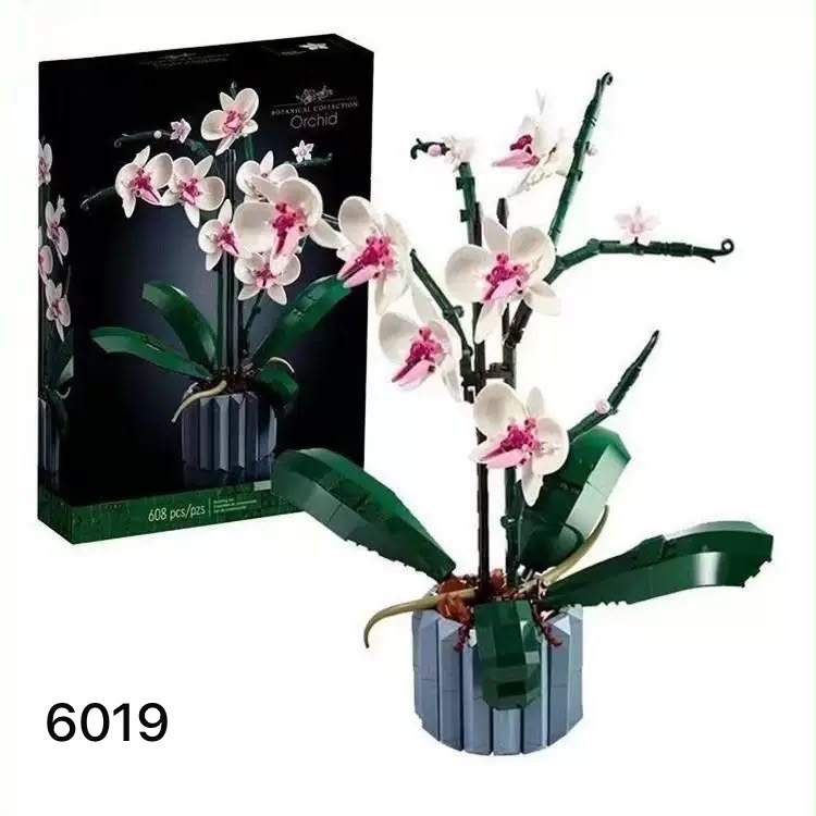 ZESTAW KLOCKI KWIATKI ORCHID 608 ELEMENTÓW.