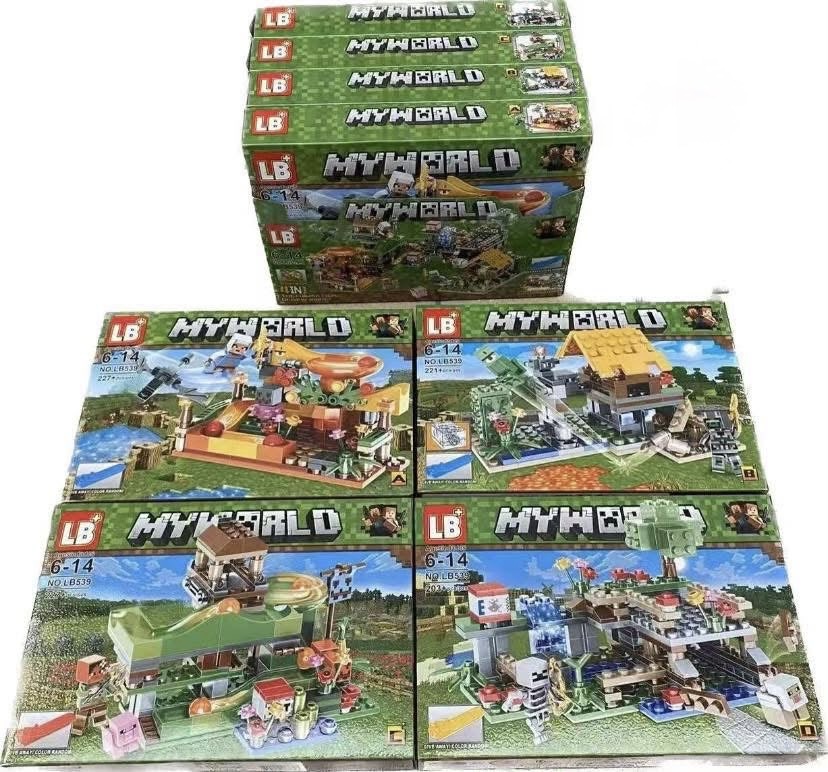 ZESTAW KLOCKI EDUKACYJNE MY WORLD DLA DZIECI.