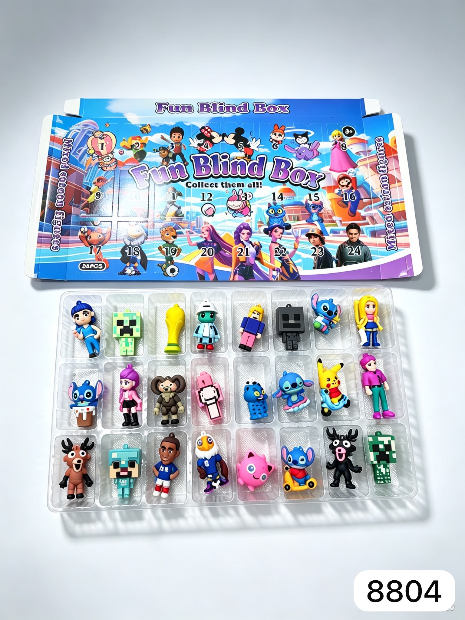 KALENDARZ ADWENTOWY FIGURKI FUN BLIND BOX.